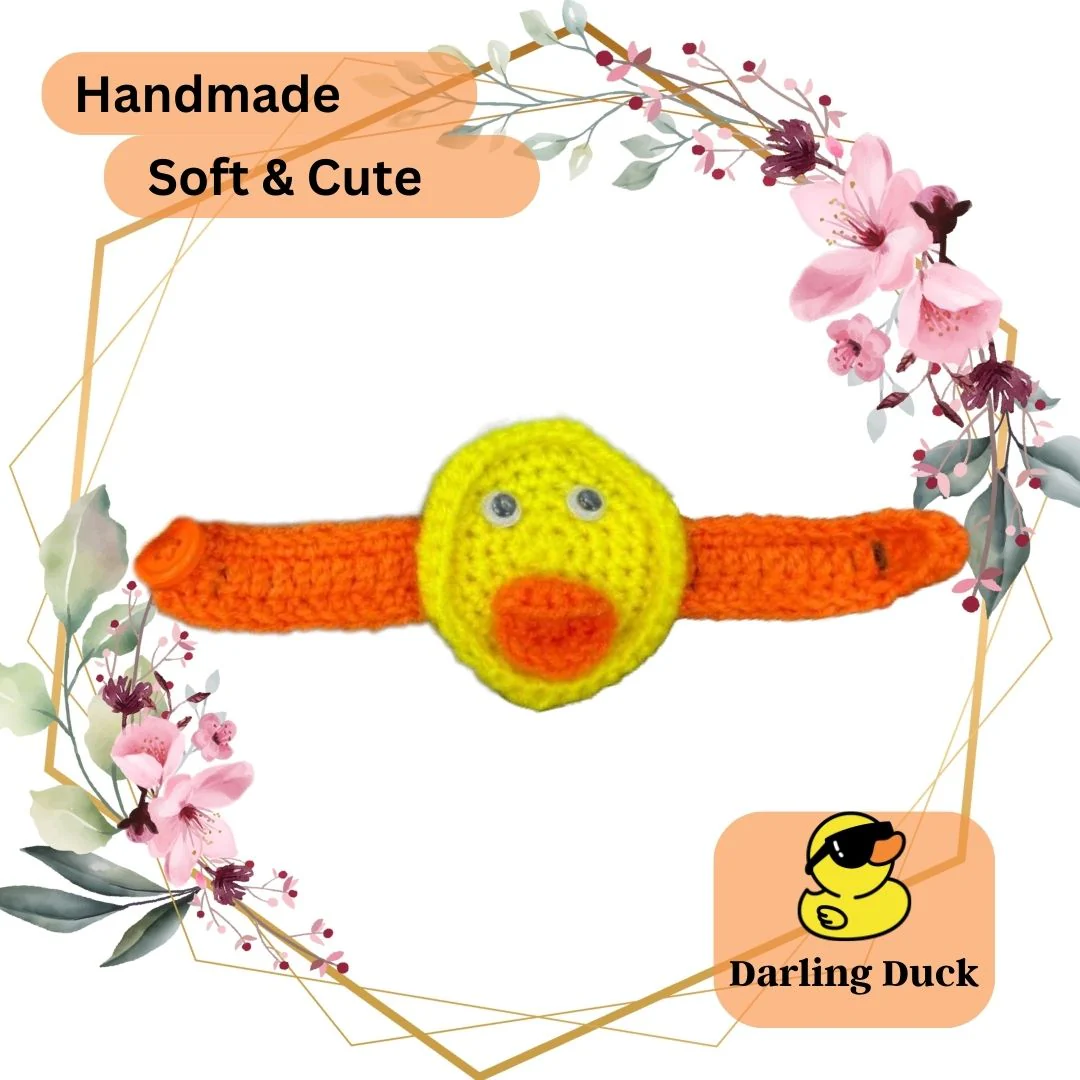 Handmade Woollen Crochet Rakhi | 3D Woven Rakhi for Your Brother [Free Roli Chawal] - Image 5