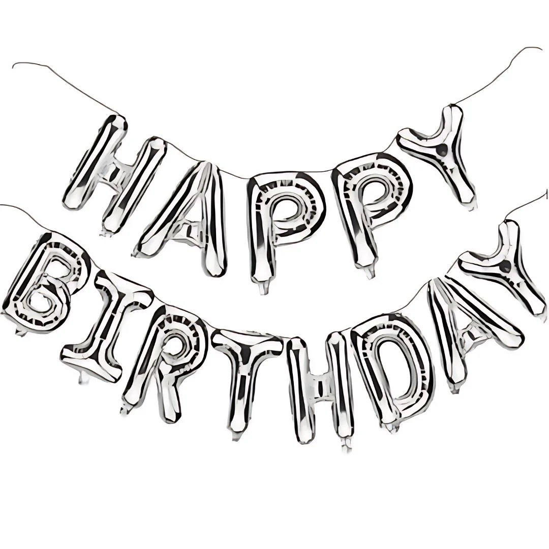 Happy Birthday Foil Balloon - Inflatable - Image 3