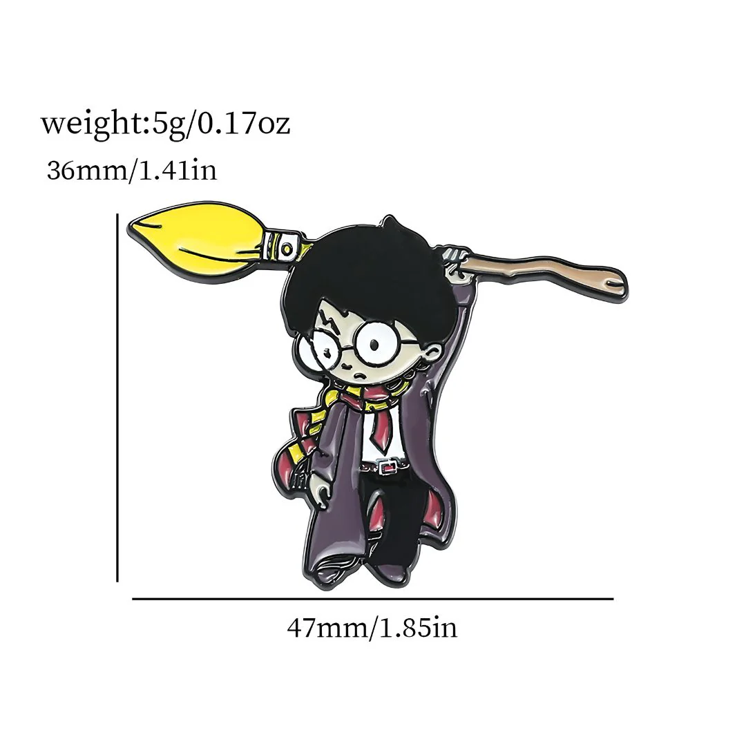 Pretty Boy Harry - Metal Brooch - Image 8