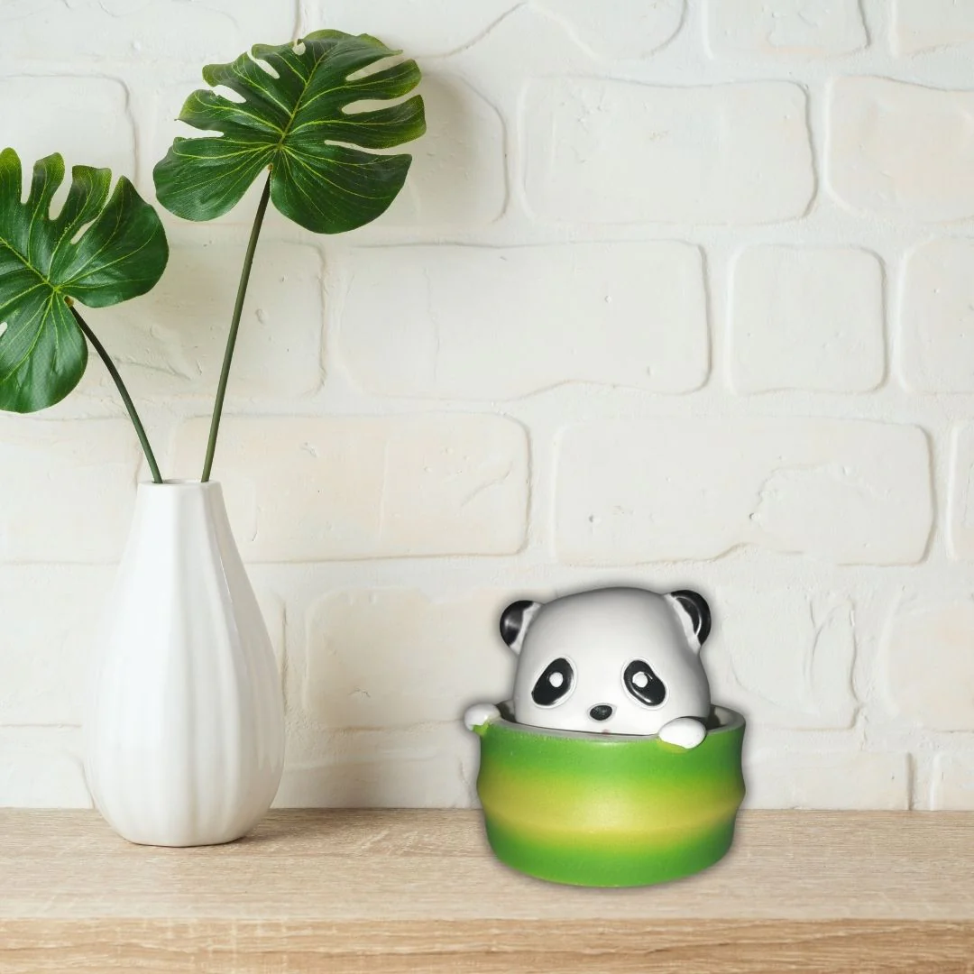 Hide-in Panda Bobblehead | Cute Panda in Tub Bobble - Image 2