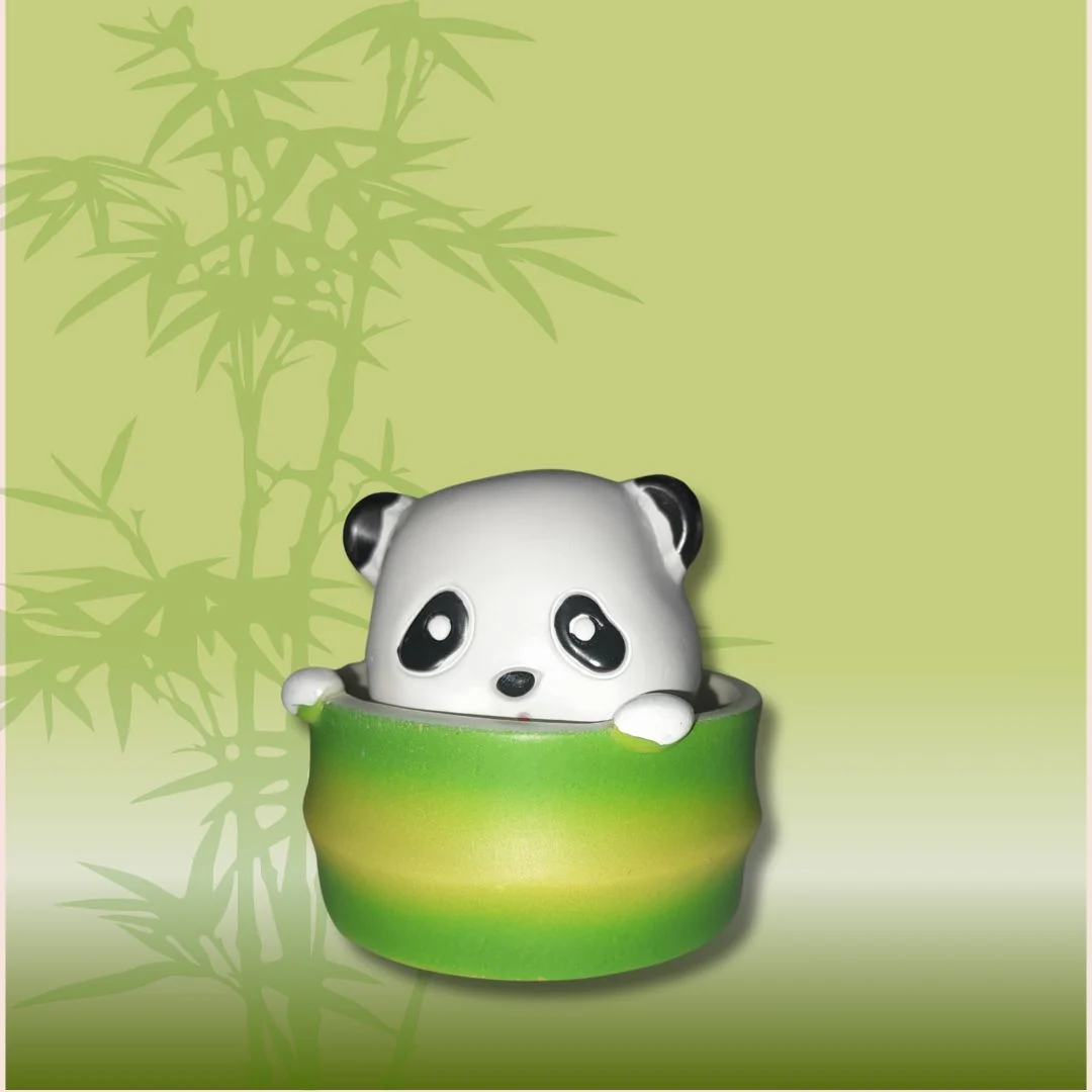 Hide-in Panda Bobblehead | Cute Panda in Tub Bobble - Image 3