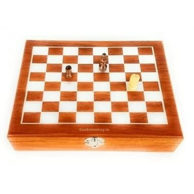 Hip Flask Set with Chess - Image 2