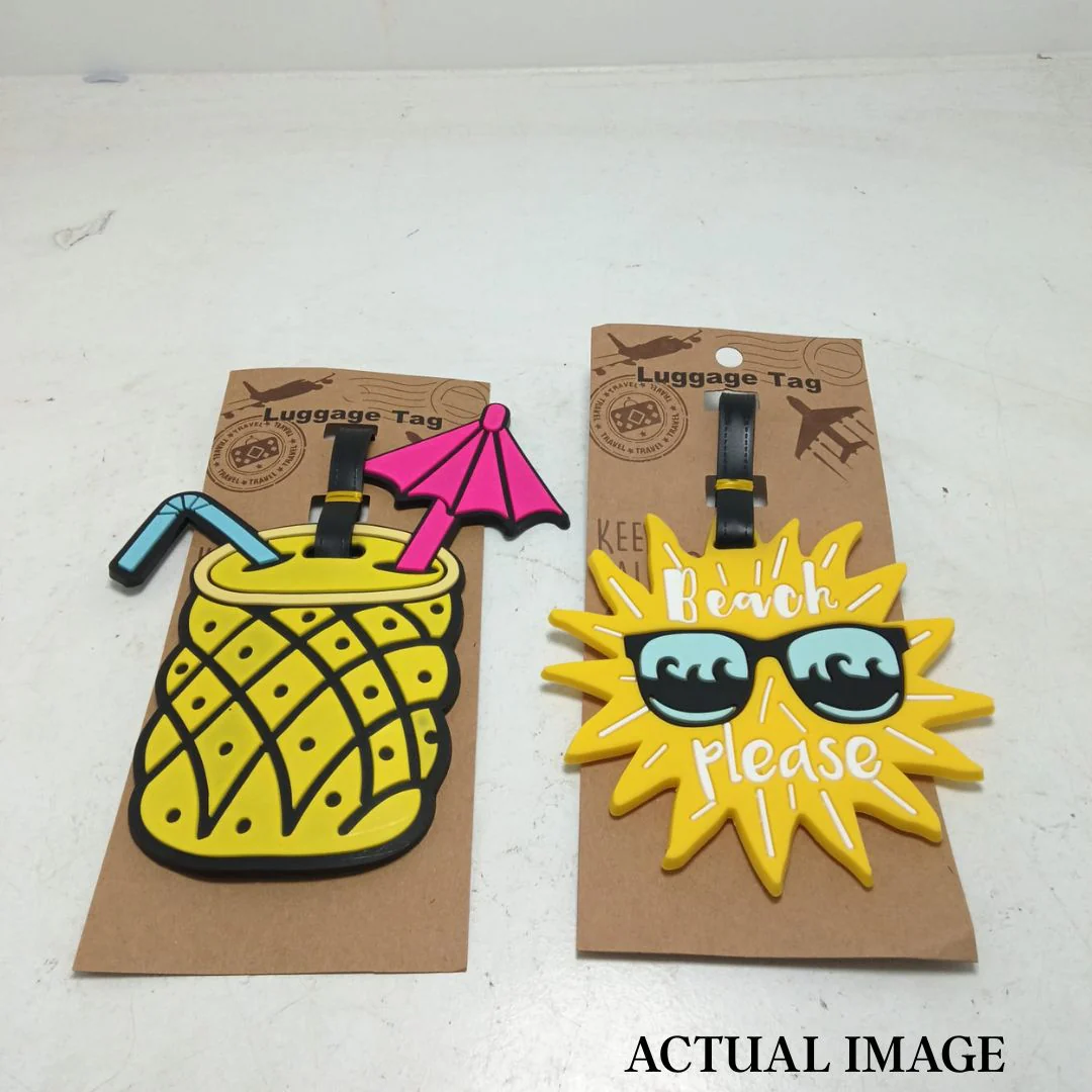 Holiday-Themed Luggage Tags – Fun Silicone Travel Bag Tags - Image 11
