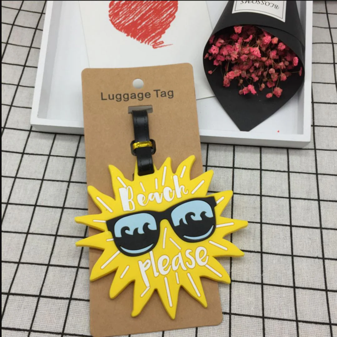 Holiday-Themed Luggage Tags – Fun Silicone Travel Bag Tags - Image 6