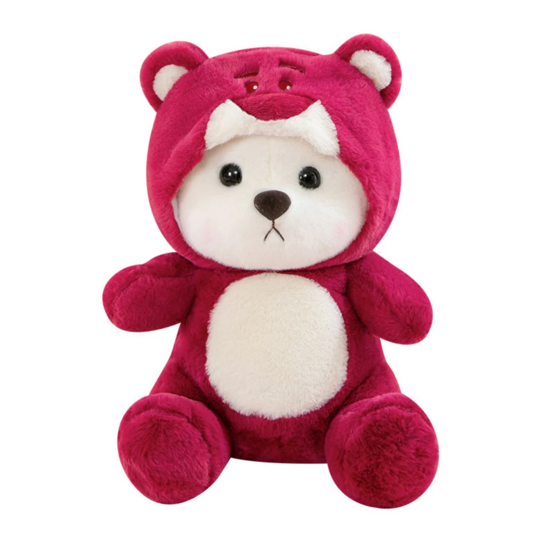 Hoodie Bear Plush Toy | Cute Blush Cheek Bear - Image 4