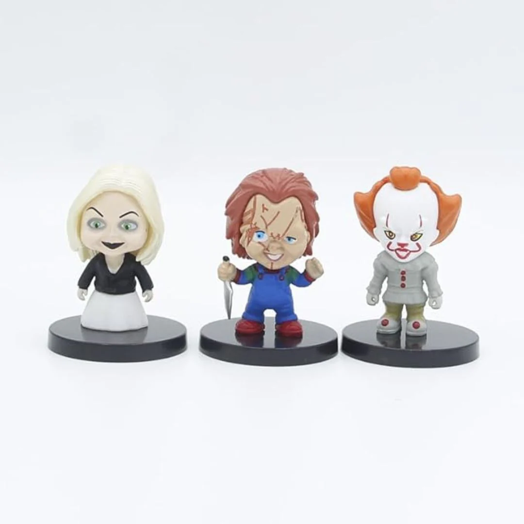 Horror Movie Action Figure Set | Killer Set Halloween Collection - Image 2