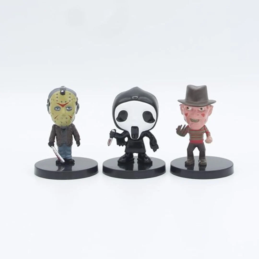 Horror Movie Action Figure Set | Killer Set Halloween Collection - Image 3