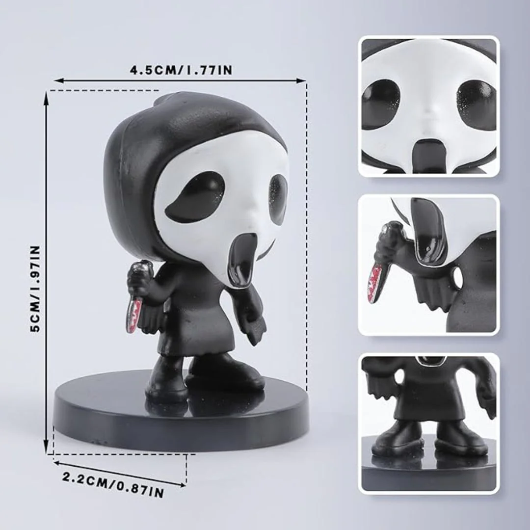 Horror Movie Action Figure Set | Killer Set Halloween Collection - Image 4