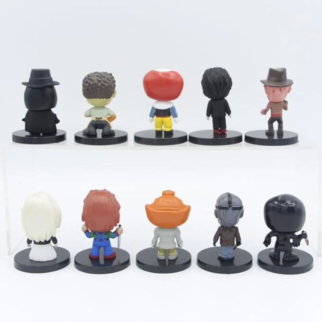 Horror Movie Action Figure Set | Killer Set Halloween Collection - Image 6