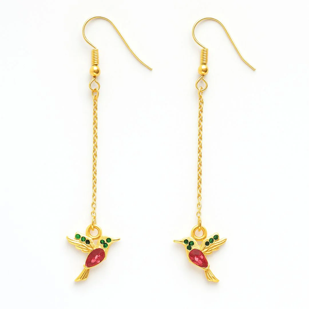 Tiny HummingBird Earrings - Image 5