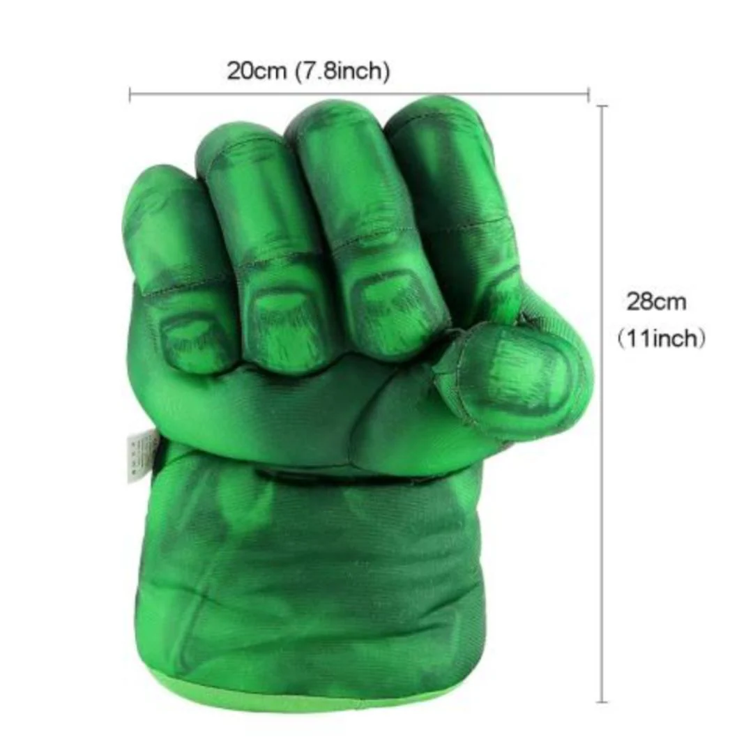 Incredible Hulk Smash Hand | Plush Green Punching Boxing Glove - Image 3