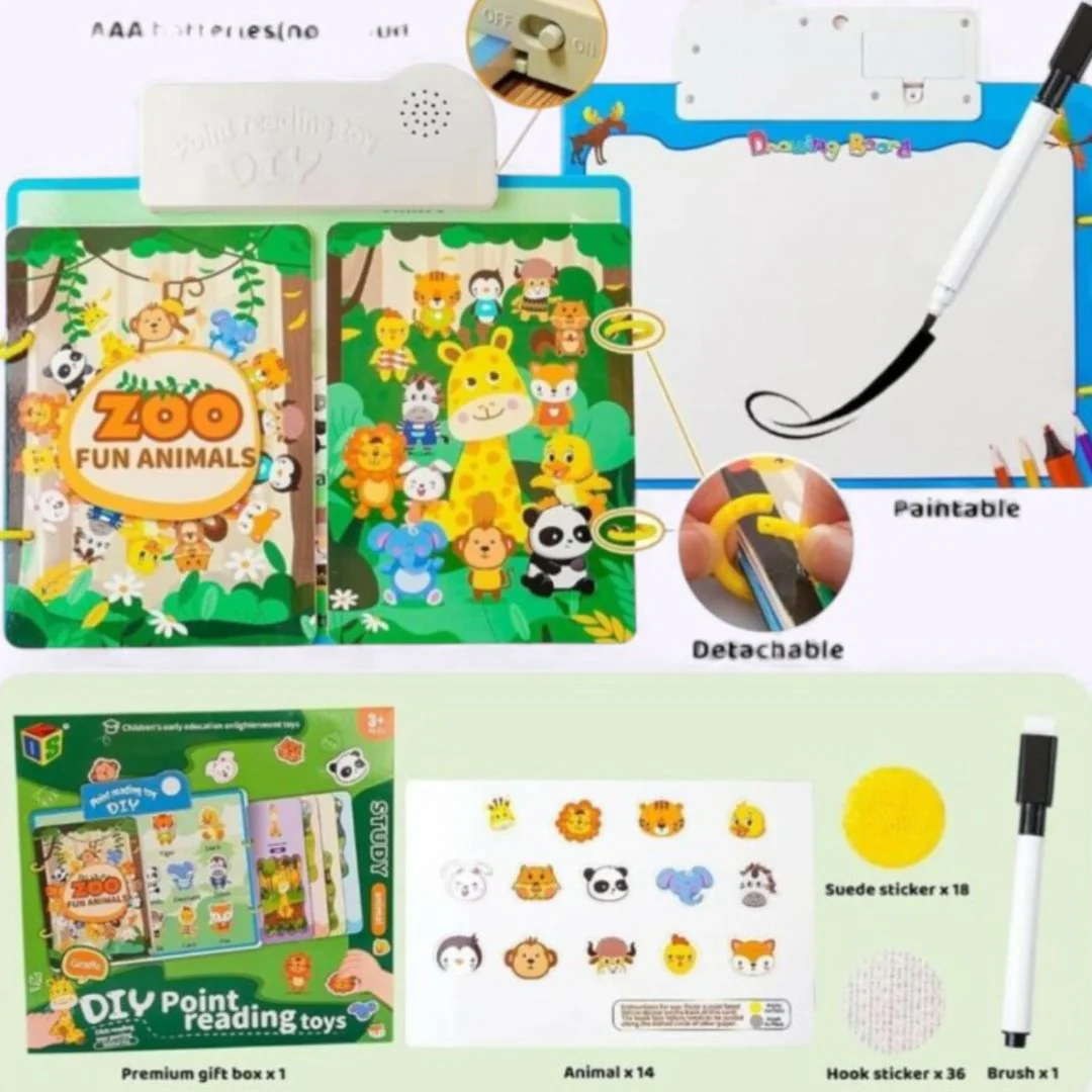 DIY Interactive Sound Book for Kids | Early Learning Activity Book for Toddlers - Image 3