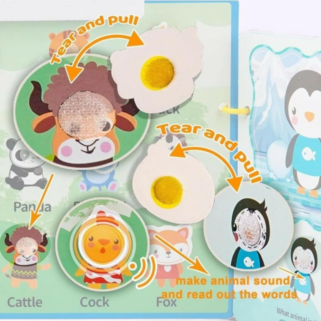 DIY Interactive Sound Book for Kids | Early Learning Activity Book for Toddlers - Image 5