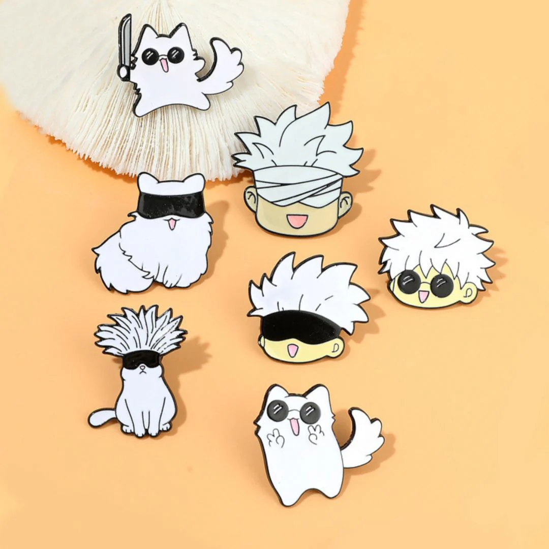 Dominate Your Domain: The Jujutsu Kaisen Enamel Pin Collection (Set of 4)! - Image 2