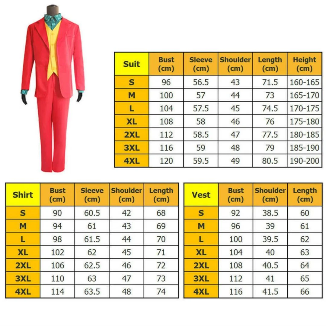 Joker Cosplay Costume – Gotham’s Iconic Villain Outfit - Image 4
