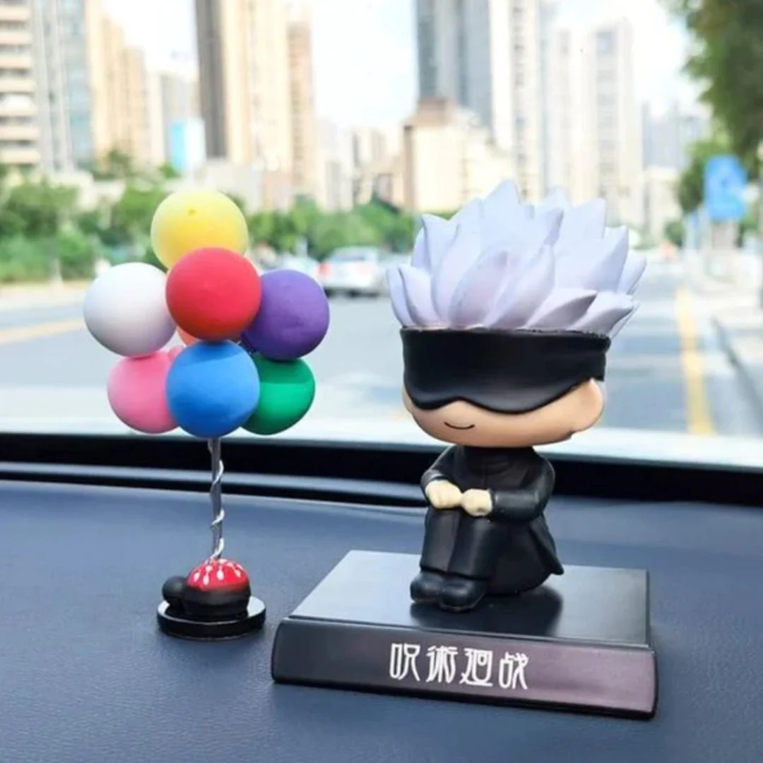 Jujutsu Kaisen Bobblehead | Gojo - Yuji Bobble with Mobile Holder - Anime Gift - Image 2