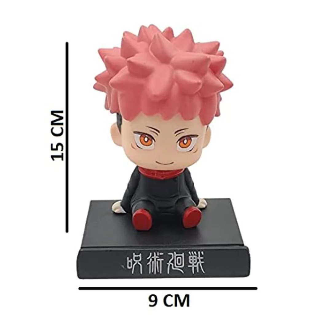 Jujutsu Kaisen Bobblehead | Gojo - Yuji Bobble with Mobile Holder - Anime Gift - Image 6
