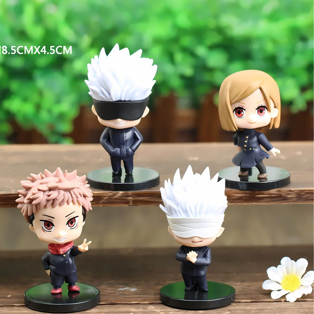 Jujutsu Kaisen Chibi Collectibles | Cute Anime Figures Set of 4 - Image 2