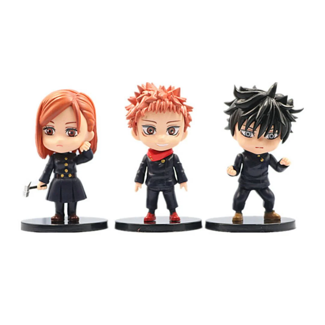Jujutsu Kaisen Mini Figure Set – 6-Piece Anime Collectible Chibi Figurines - Image 2