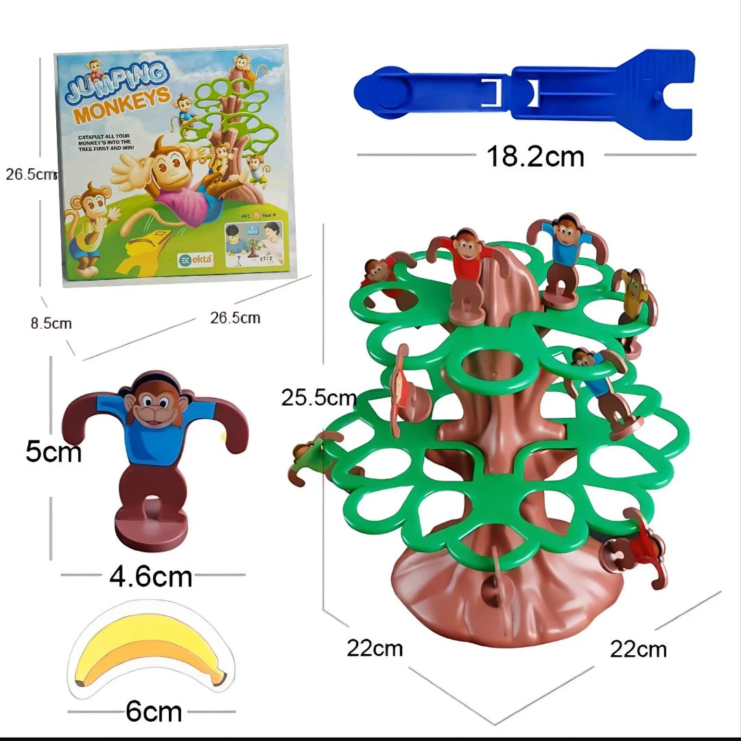 Jumping Monkeys Junior | Catapult Board Game for Kids - Image 2