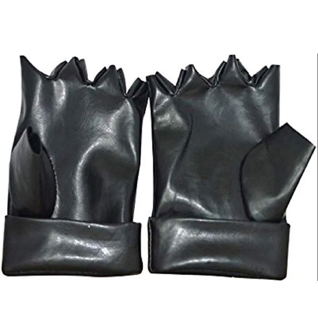 Cool Kakashi Hatake Leather Gloves | Realistic Cosplay Glove for Anime Fans - Image 3
