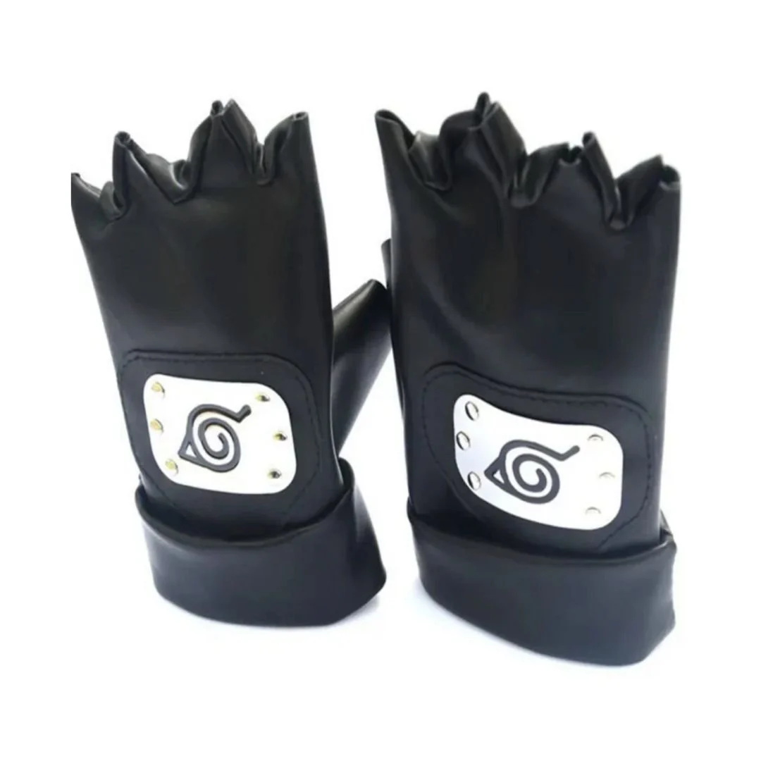 Cool Kakashi Hatake Leather Gloves | Realistic Cosplay Glove for Anime Fans - Image 4