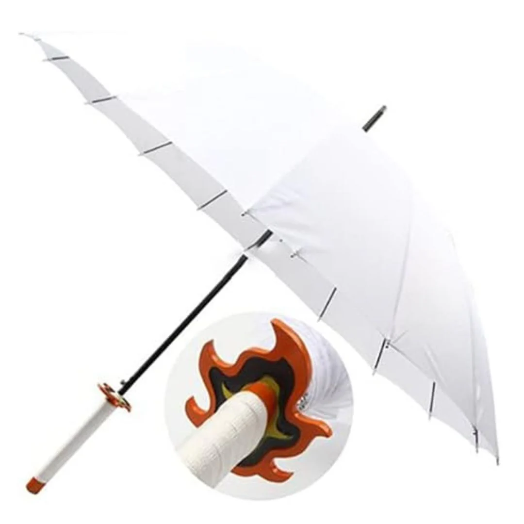 Demon Slayer Katana Umbrella With Long Handle | Samurai Sword with Cover [105 cm, 16 Ribs] - Image 10