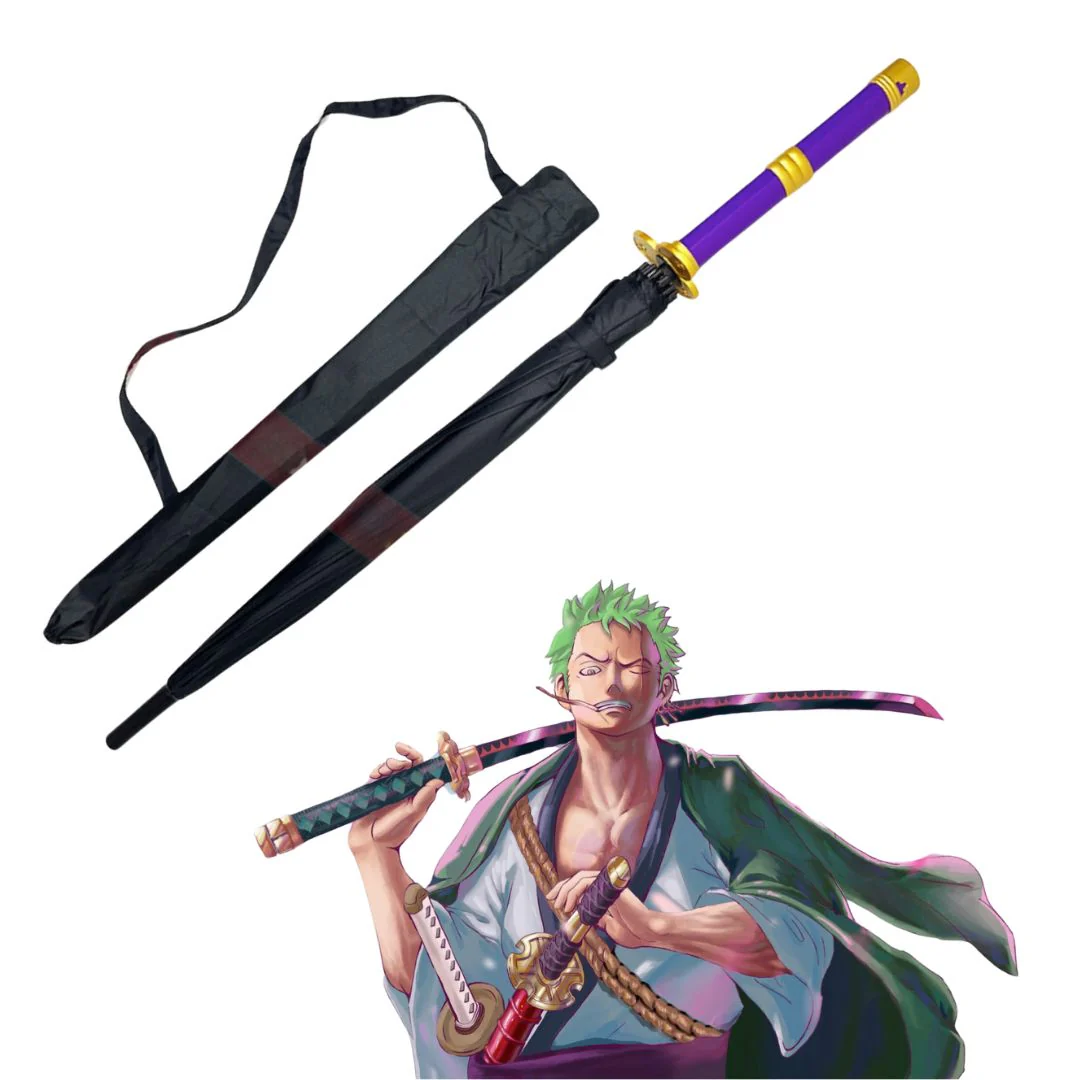 Demon Slayer Katana Umbrella With Long Handle | Samurai Sword with Cover [105 cm, 16 Ribs] - Image 11