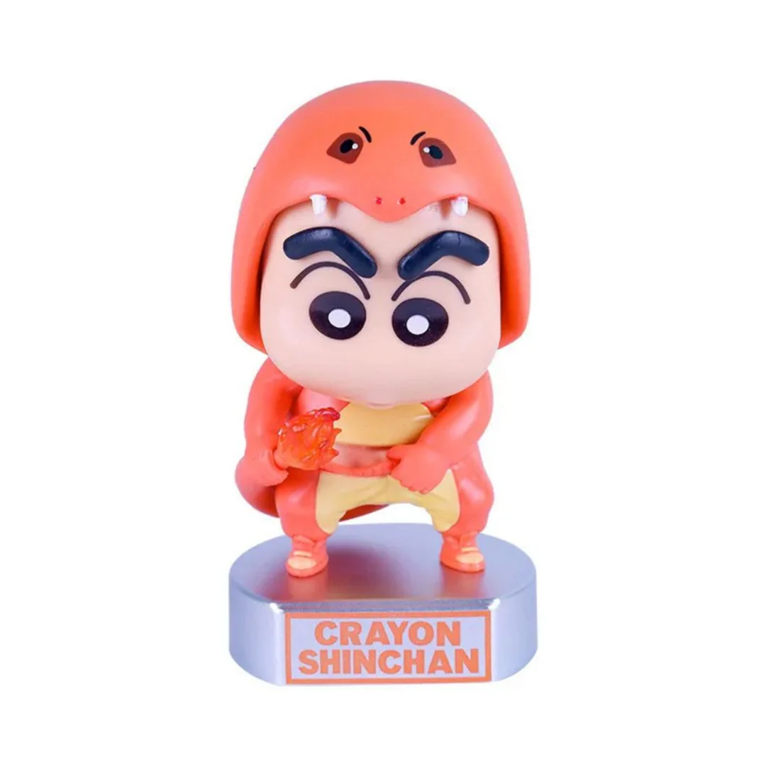 Kawaii Shin-chan Figurine Ft. Pokemon | Shin-Chan in Pokemon Cosplay Dress - Image 3