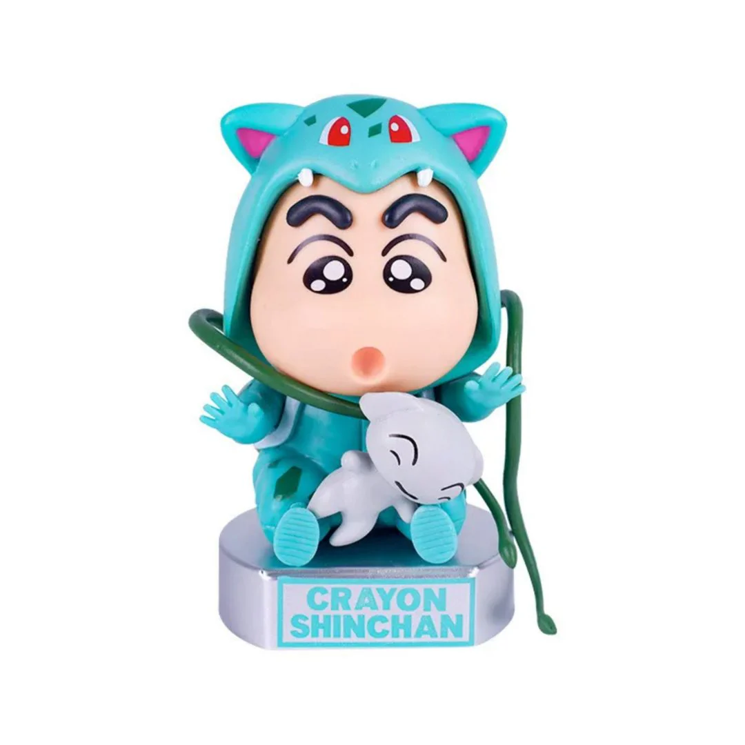 Kawaii Shin-chan Figurine Ft. Pokemon | Shin-Chan in Pokemon Cosplay Dress - Image 4