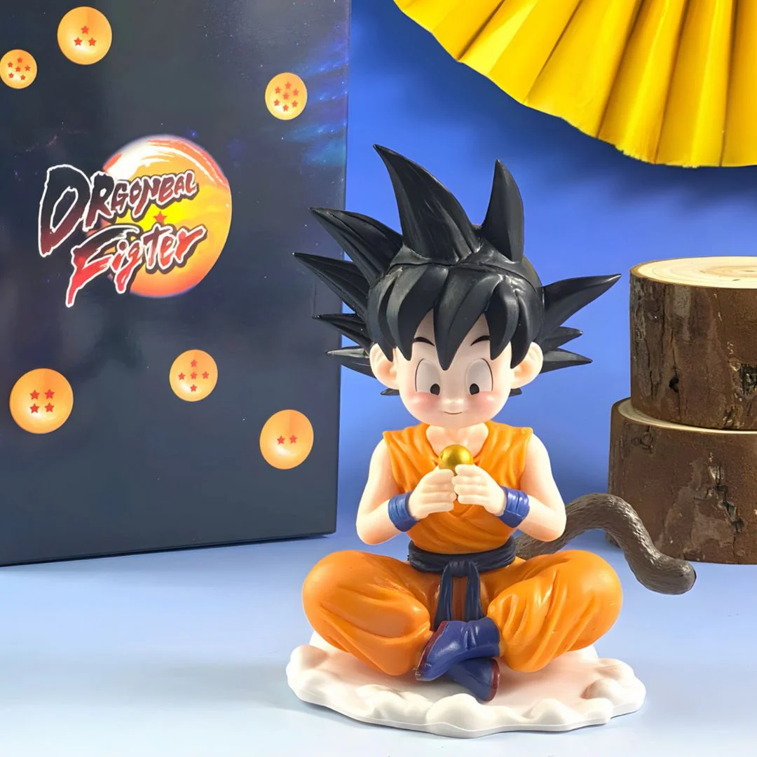 Kid Goku Sitting Figure – Dragon Ball Collectible PVC Anime Statue - Image 5