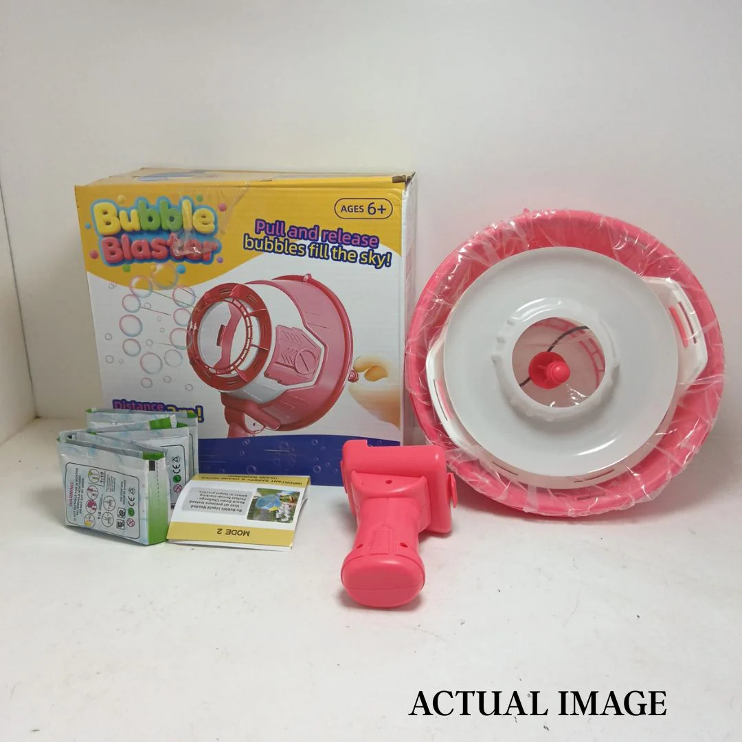 Kids Bubble Machine Gun – Handheld Outdoor Bubble Blower Toy (No Batteries Needed) - Image 4