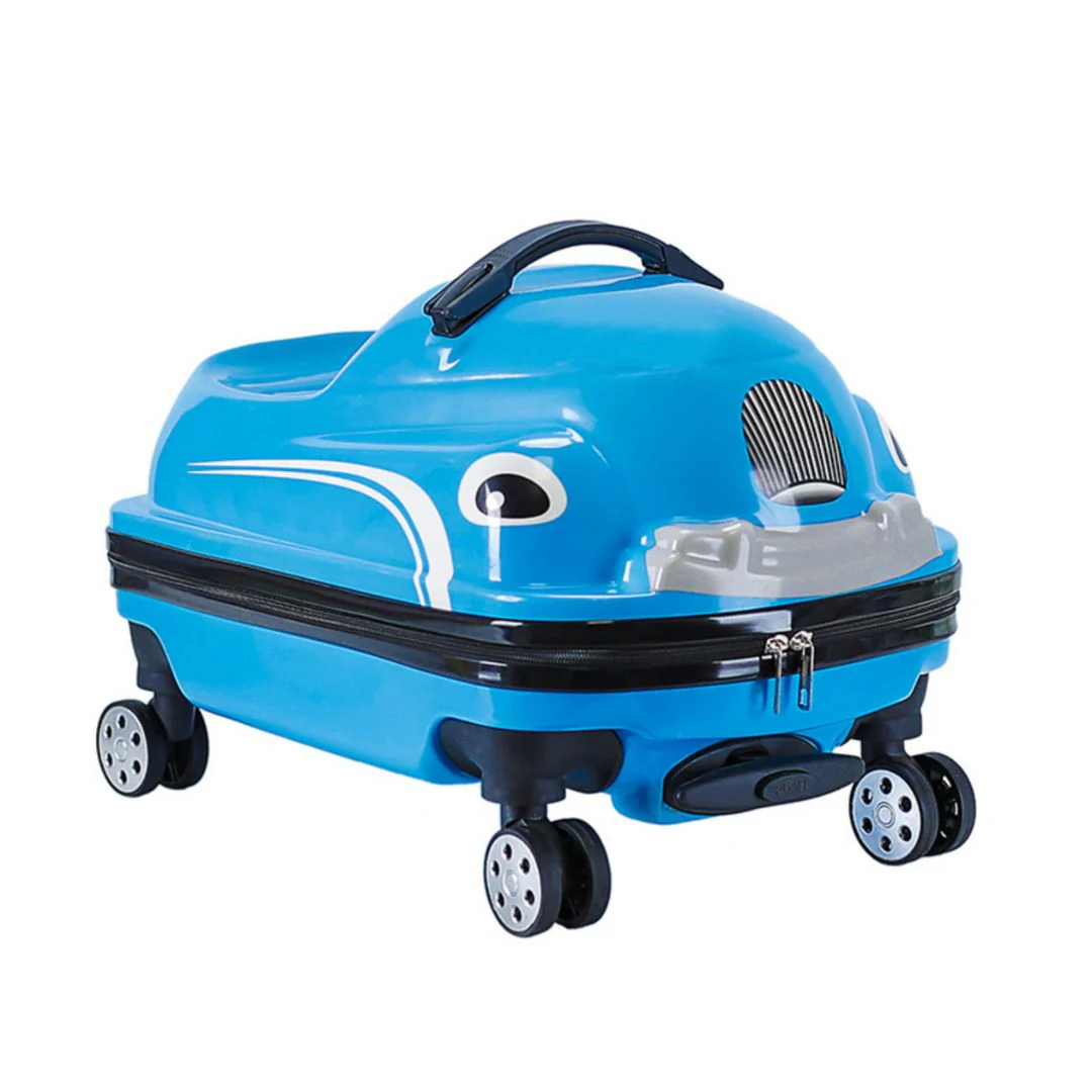WheelyWagon Kids RideOn Bag – Car Style Hard Shell Travel Trolley for Toddlers - Image 5