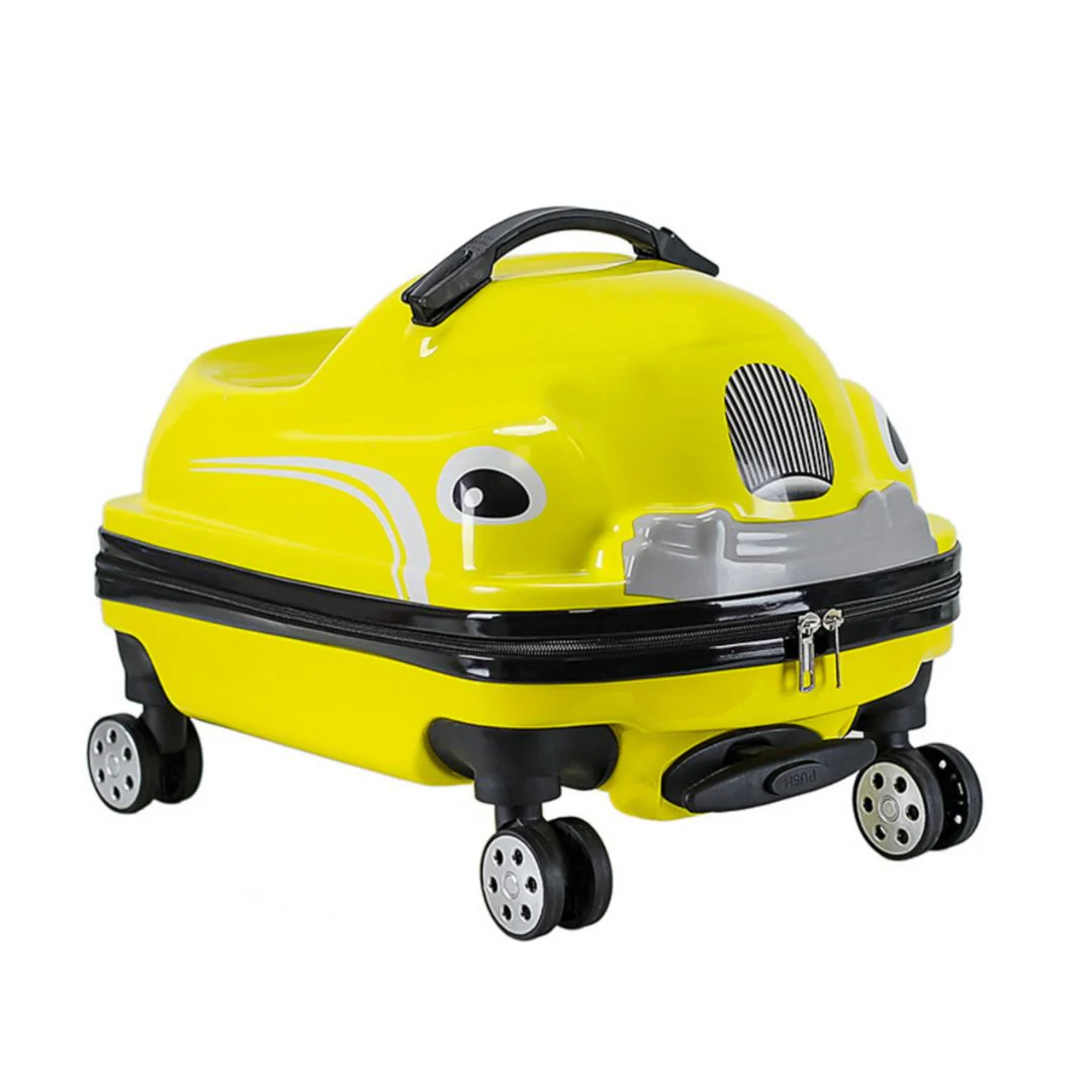 WheelyWagon Kids RideOn Bag – Car Style Hard Shell Travel Trolley for Toddlers - Image 6