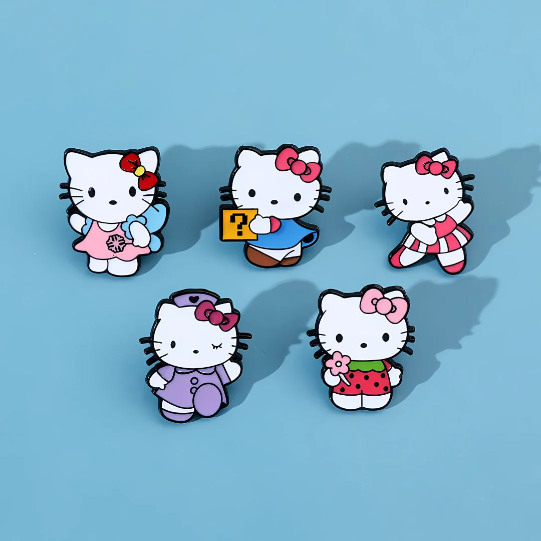 Level Up Your Look: 5 Adorable Kitty Enamel Pins Options