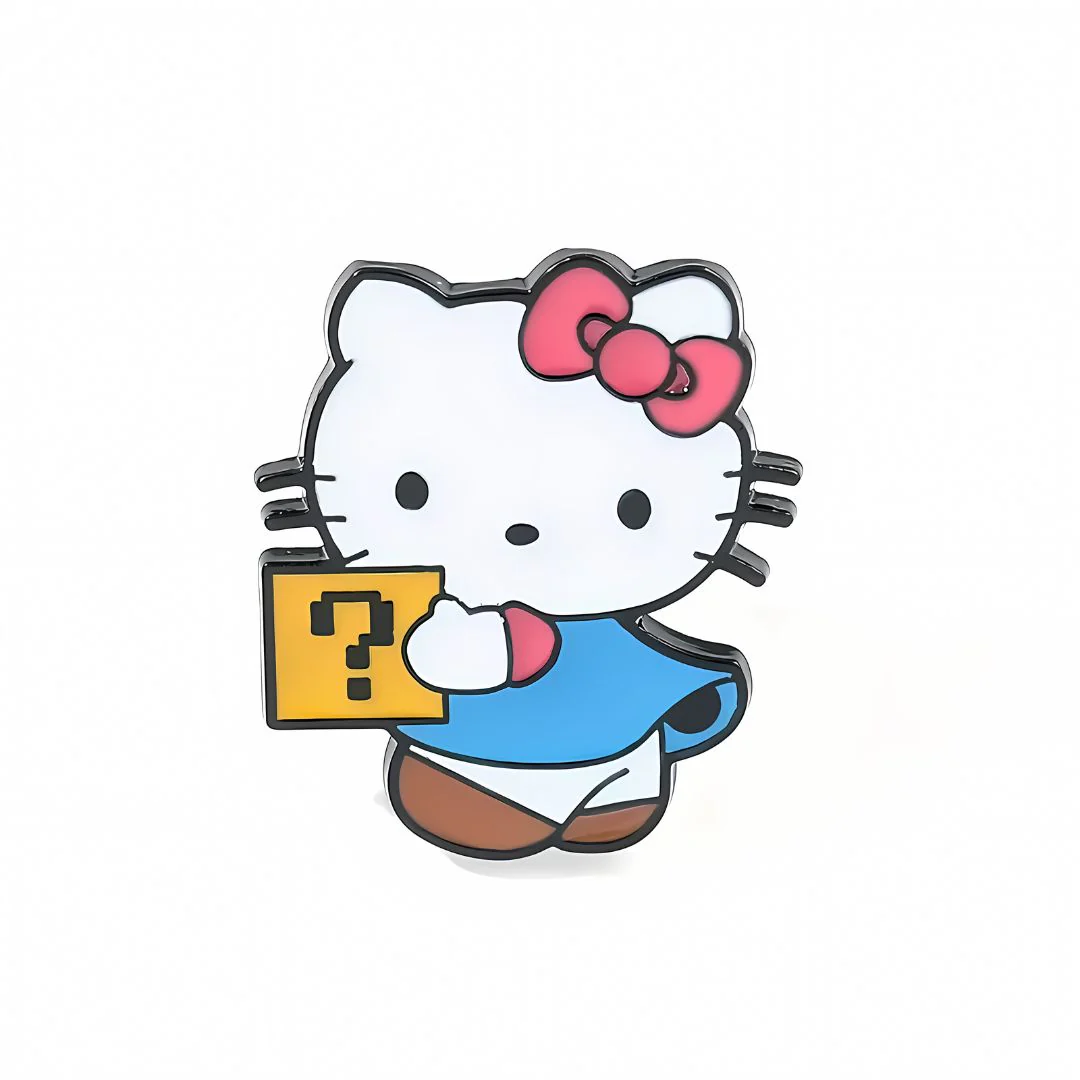 Level Up Your Look: 5 Adorable Kitty Enamel Pins Options - Image 4