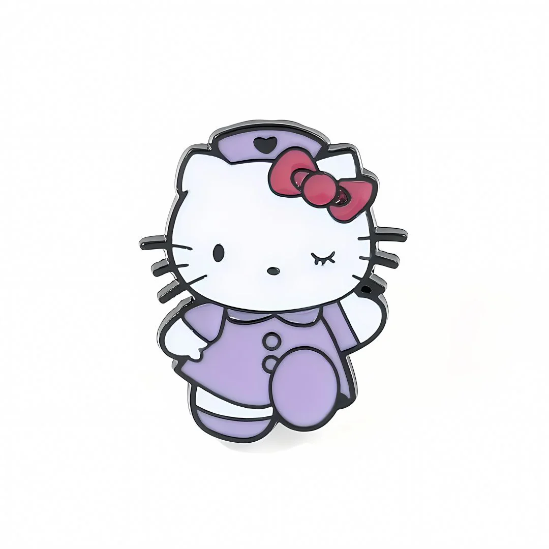 Level Up Your Look: 5 Adorable Kitty Enamel Pins Options - Image 6