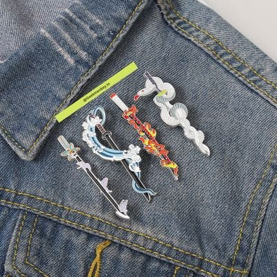 Kool Katana - Metal Brooch - Image 3