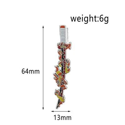 Kool Katana - Metal Brooch - Image 5