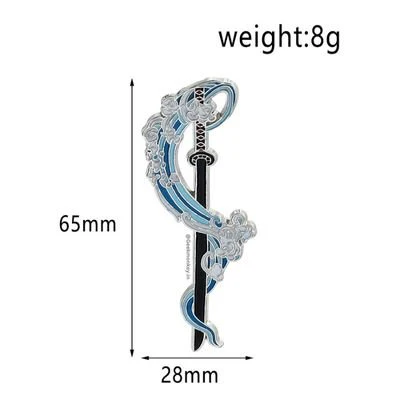 Kool Katana - Metal Brooch - Image 6