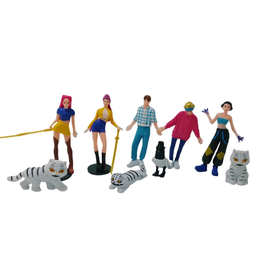 KPop Demon Hunters PVC Figure Set Of 9