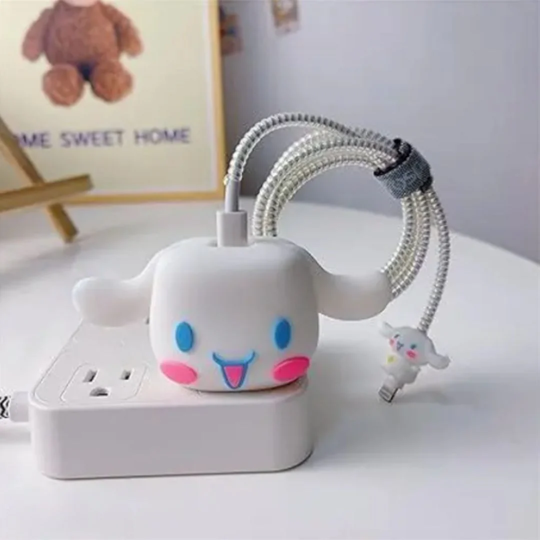 Kuromi Apple Charger Cover | Cute & Protective for iPhone 18W-20W Chargers - Image 4