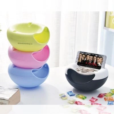 Lazy Snack Bowl with Mobile Bracket - Image 2