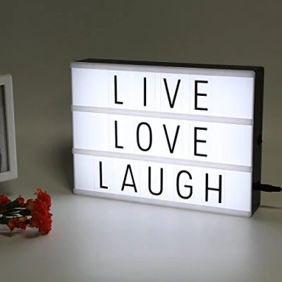 Light Up Message Box With Color Letters And Symbol [A4 Size] - Image 3