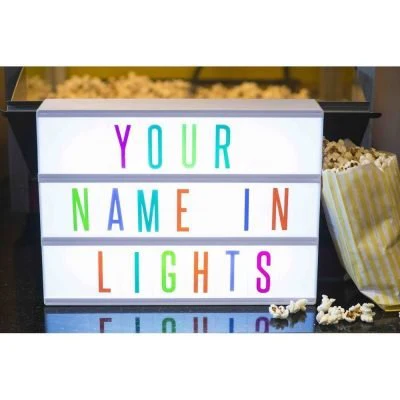 Light Up Message Box With Color Letters And Symbol [A4 Size] - Image 9