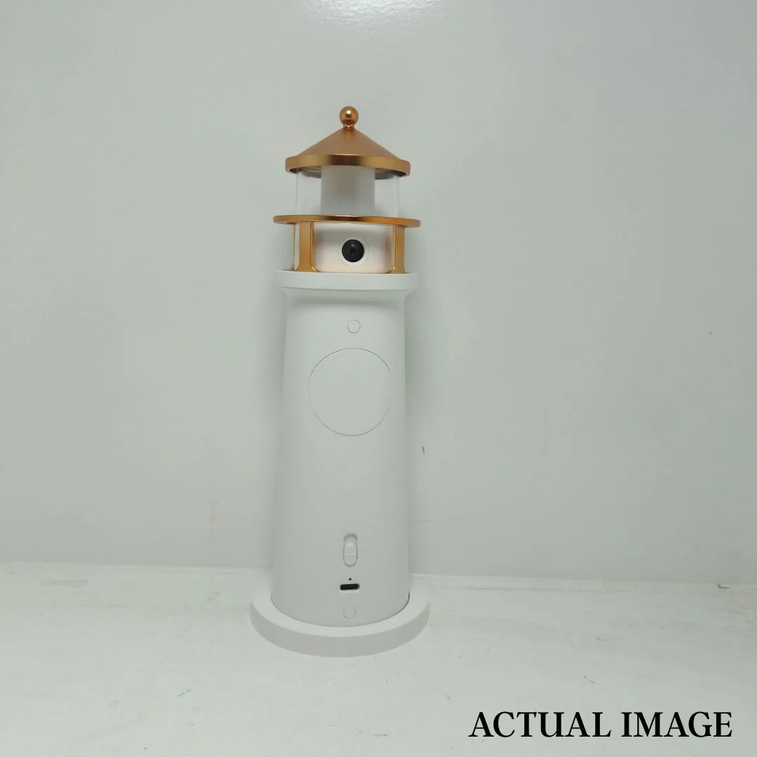 Lighthouse Moonlight Projector Lamp – USB Rechargeable with Remote & Dimmable Night Light - Image 6