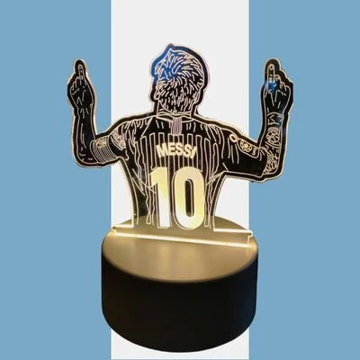 Lionel Messi Acrylic Lamp - Gifts for Soccer Fans - Image 4
