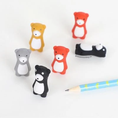 Little Bear Erasers (Set of 4) - Image 2