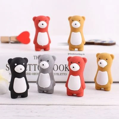 Little Bear Erasers (Set of 4) - Image 3