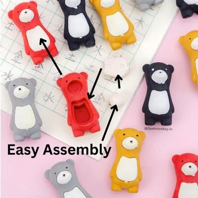 Little Bear Erasers (Set of 4) - Image 4